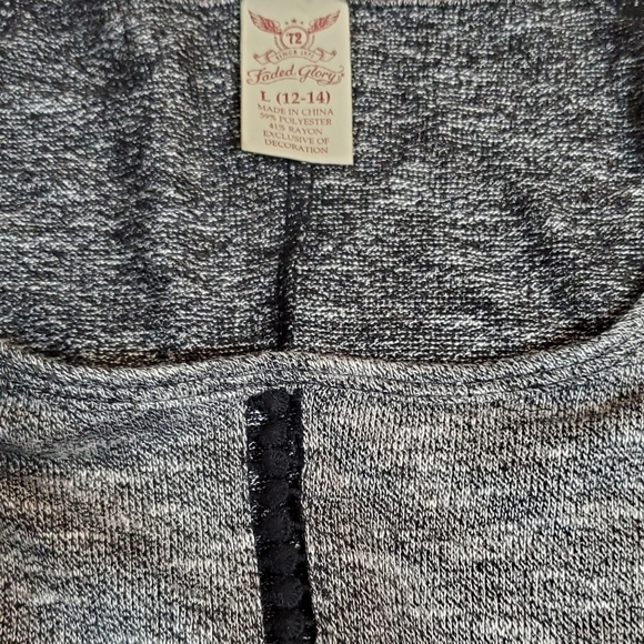 Faded glory gray tunic - Picture 4 of 4